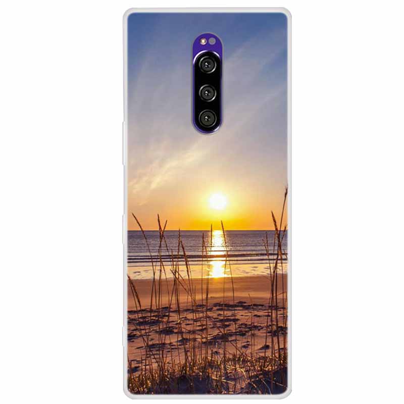 Чехол для Sony Xperia 1 Роскошные Животные Прозрачная Крышка для Sony Xperia1 XZ4 SO-03L SOV40 J8110 J9150 J8170 Корпуса Чехлы для Телефона