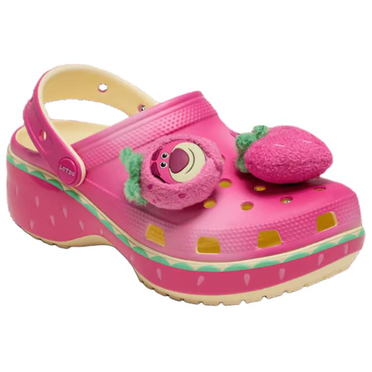 История игрушек x Crocs Classic Platform Clog Лотсо Женские кроссовки Розовый Коричневый Зеленый 212240-90H