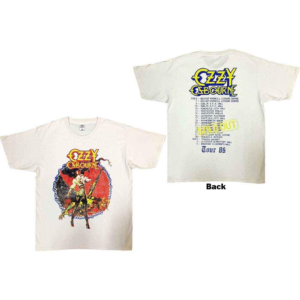 Ozzy Osbourne The Ultimate Sin Tour '86 T-Shirt Neutral New Unisex T-Shirt