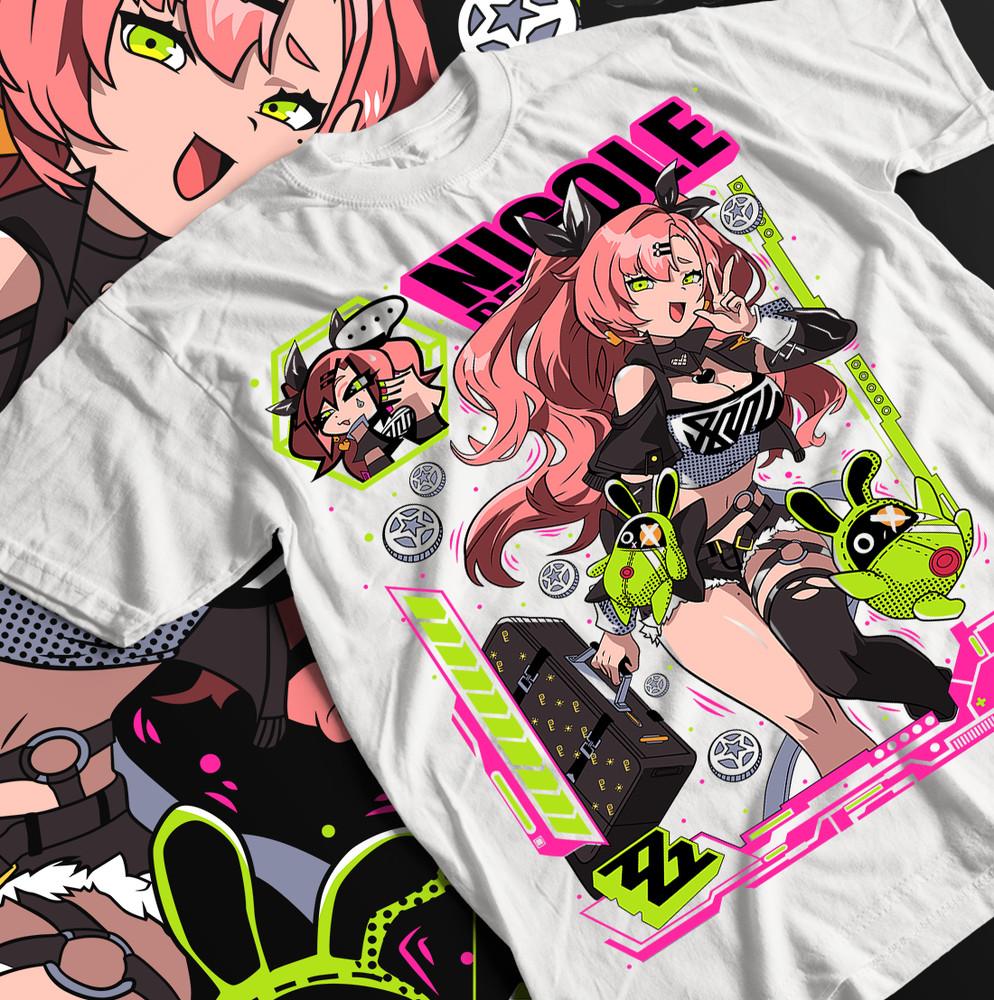 Zenless Zone Zero Nicole Demara T-shirt Short Sleeve Unisex All Sizes