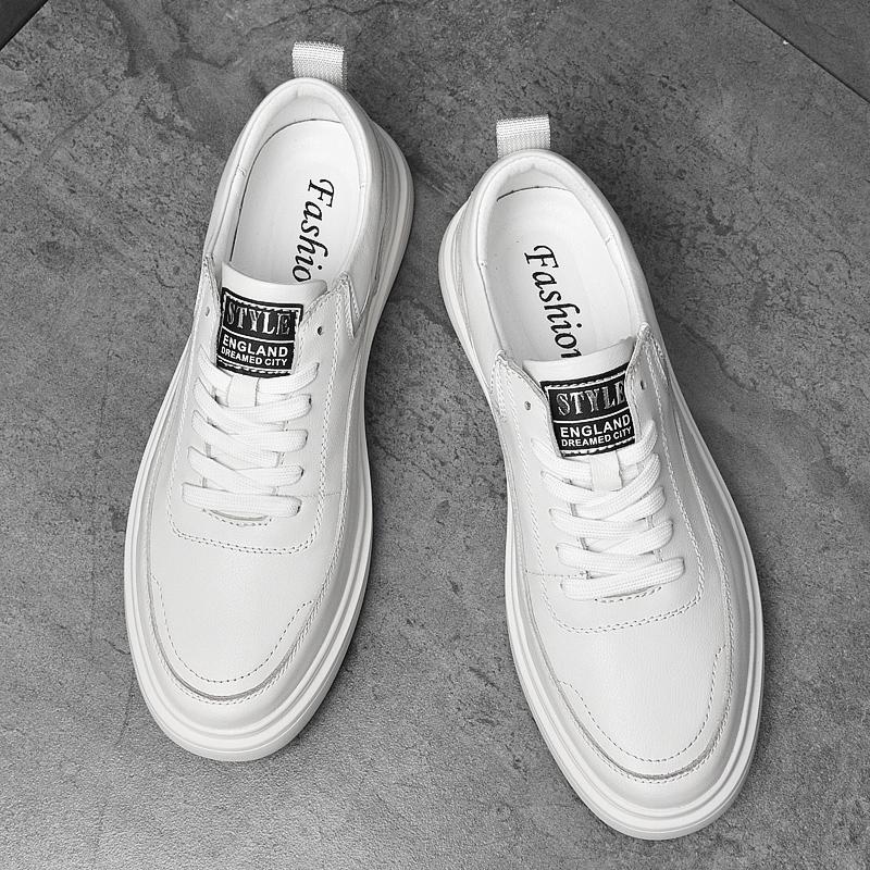 Новые осенние мужские повседневные туфли, модные высококачественные белые кроссовки, мужская обувь, удобные роскошные мокасины, скейтборд, мужская теннисная обувь
