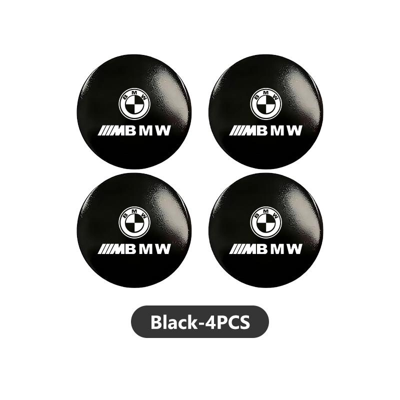 AAAOM1 4Pcs Car Styling Wheel Center Caps Badge Tire Hub Sticker Decor For BMW Performance M E87 E30 E46 E28 F35 G20 E93 F20 X3 X