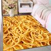 Multiple sizes Close-up of spaghetti Carpet for Living Room Bedroom Sofa Home Decor Rus Non-slip Floor Mat Luxury Gift