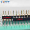 5pc 2.54mm Round Hole Male Tin Gold Female Pin Header 1/2x40P Single/Dual Row Breakable PCB IC Crystal Relay Transistor Socket