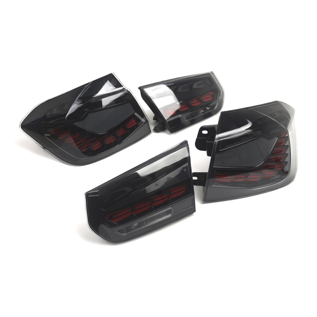 L&R Smoked LED Tail Lights Rear Lamp Assembly For BMW 3 F30 F80 M3 2013-2018