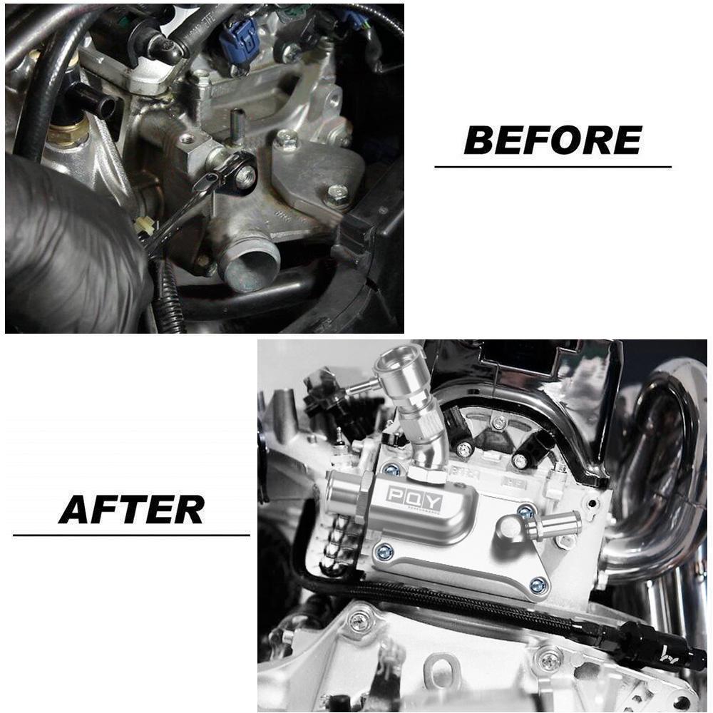 Высококачественный автоматический верхний корпус охлаждающей жидкости, прямой с заливной горловиной и крышкой термостата для Honda K24/K20Z3