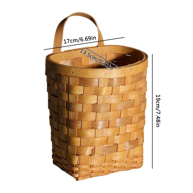 Наружные настенные корзины для хранения, настенные декоративные горшки для растений, для дома, сада, свадьбы, фермерского дома, бамбуковые корзины для хранения