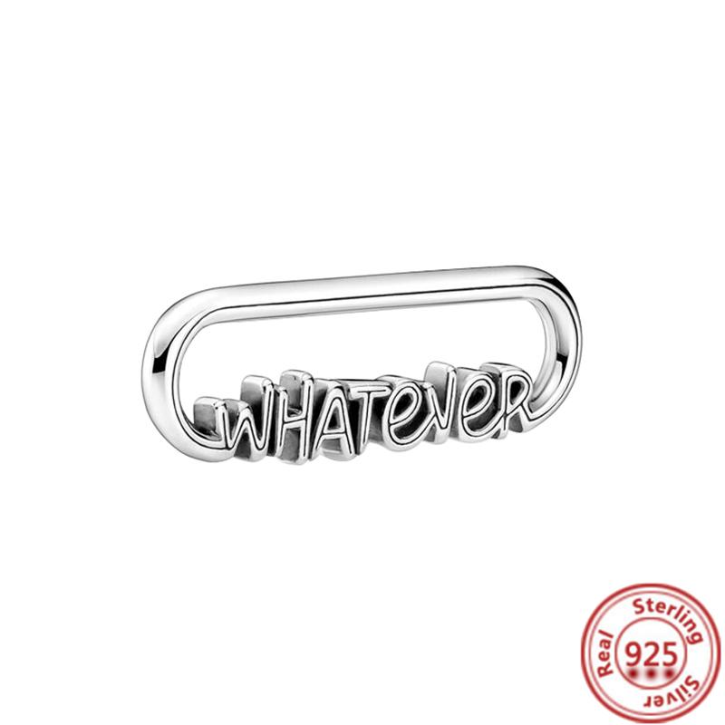 Кольцо Me из стерлингового серебра 925 пробы с круглым разъемом, двойной браслет, подходит для оригинального браслета-цепочки Me Link, ювелирные изделия