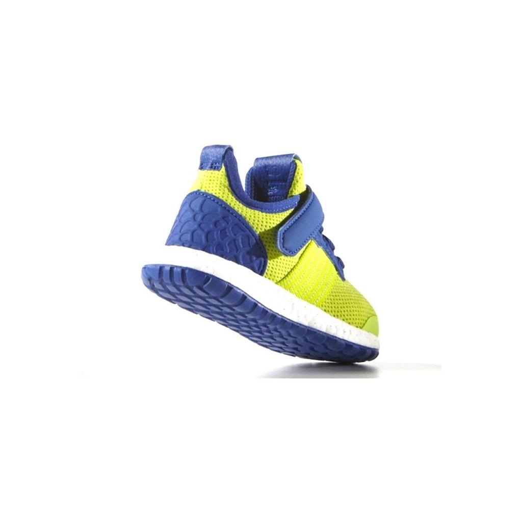adidas Lego X Pure Boost Удобные Износостойкие Низкие Кроссовки для Ходьбы Детская Обувь Синий Белый Зеленый AQ5617