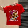 2026 Мультяшные детские футболки Five Nights At Freddys Графическая футболка FNAF Детские повседневные спортивные топы с коротким рукавом Детская одежда