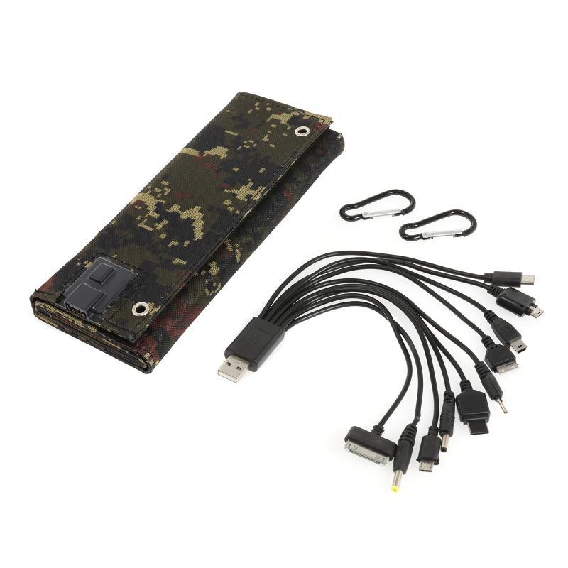 50 Вт складная солнечная панель USB солнечная батарея для путешествий на природе кемпинг походы портативный внешний аккумулятор солнечное зарядное устройство аккумулятор для мобильного телефона