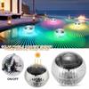 (Faye22)4inch Solar Powered Floating Ball Pond Light, Outdoor Pool Ball Lamp 7 Color Changing LED Night Light, Water Drift Lamp Floating Light
