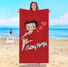Cute Girls B-Bettys Boops Beach Towel Sauna Swimming Pool Bath Towels Bathroom For Home Playa Travel Spa Baby Microfiber Gym Sea