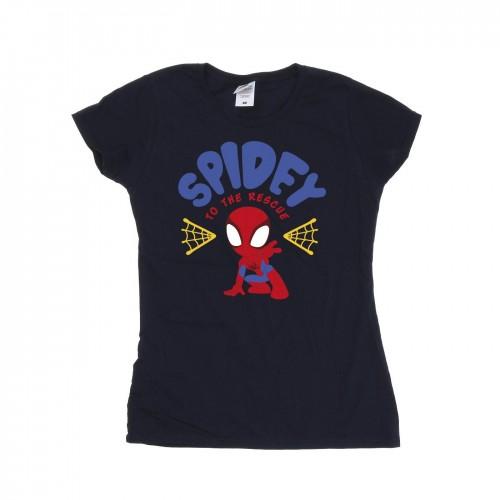 Marvel Womens/Ladies Spidey And His Amazing Friends Rescue Cotton T-Shirt
