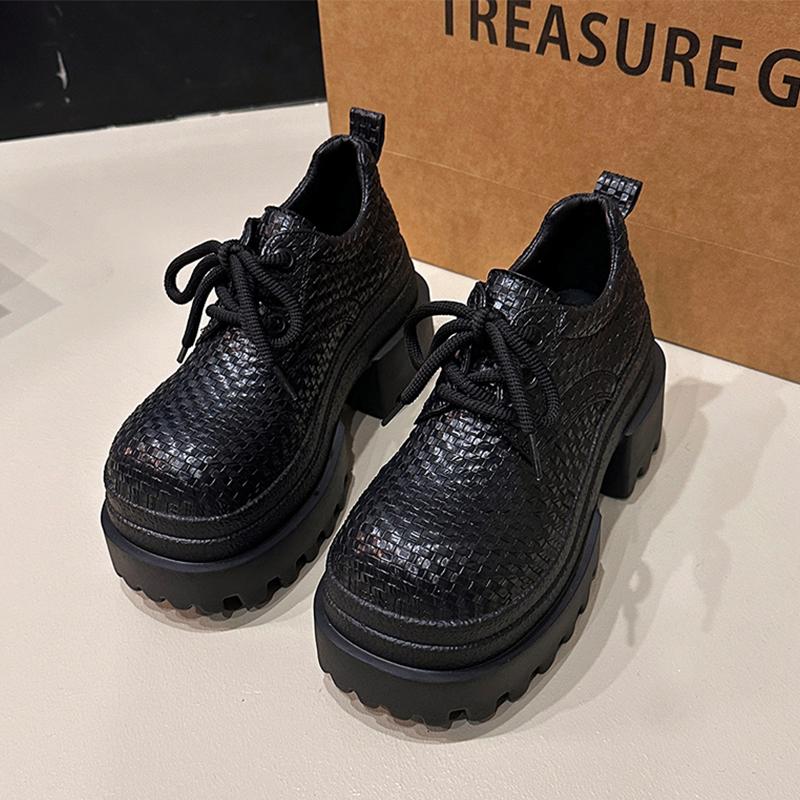 Модные балетки на платформе, женские спортивные туфли, модные туфли-лоферы для платья, повседневные кроссовки на шнуровке, 2025, осень, для ходьбы, новые Zapatillas De Mujer