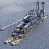 KY10005 80cm Railway Big Gun Train Cannon Military Series Bricks Boy Gift