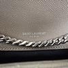 SAINT LAURENT  600195BOW961545 Shoulder Bag gray Women