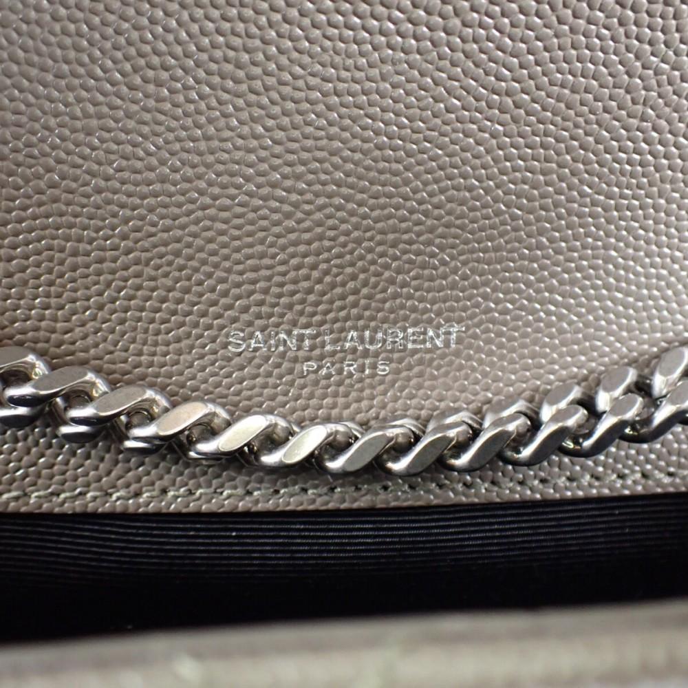 SAINT LAURENT  600195BOW961545 Shoulder Bag gray Women