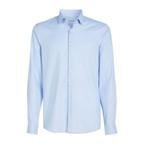 Calvin Klein Mens Micro Structured Slim Shirt