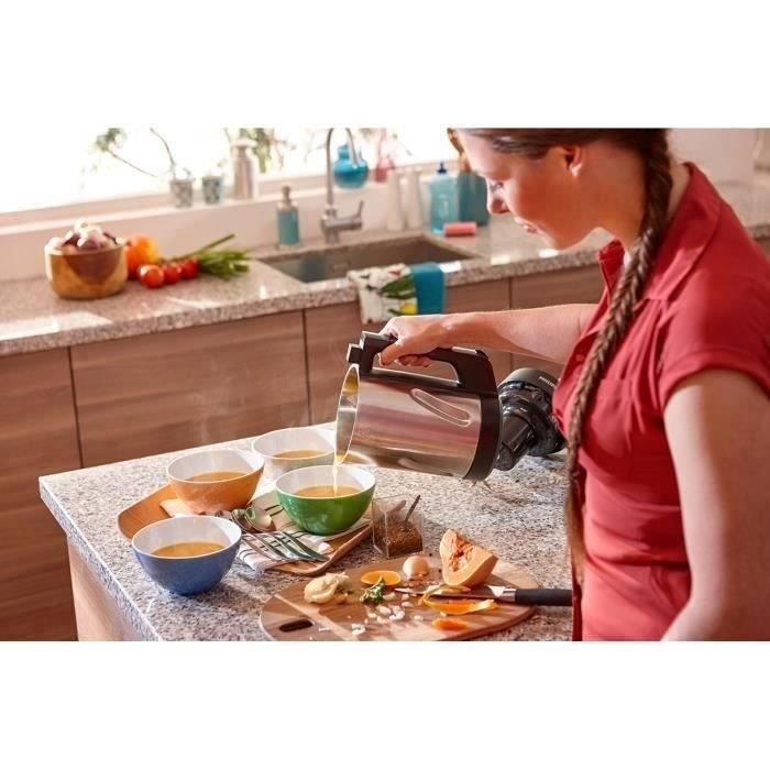Нагревательный блендер для супа - PHILIPS - HR2203/80 - Серия 3000 - 1000 Вт - чаша 2 л - Металл