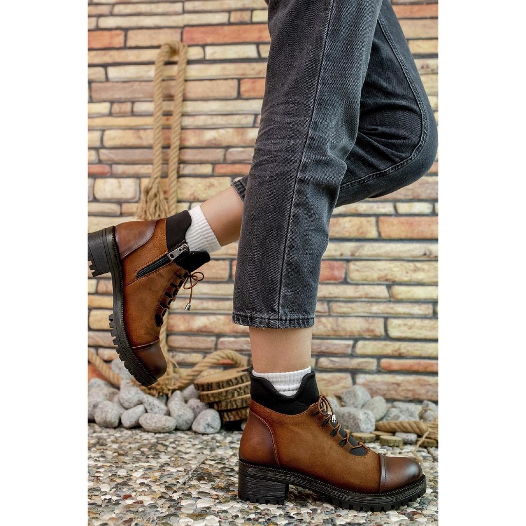 Черные женские ботинки 0012720