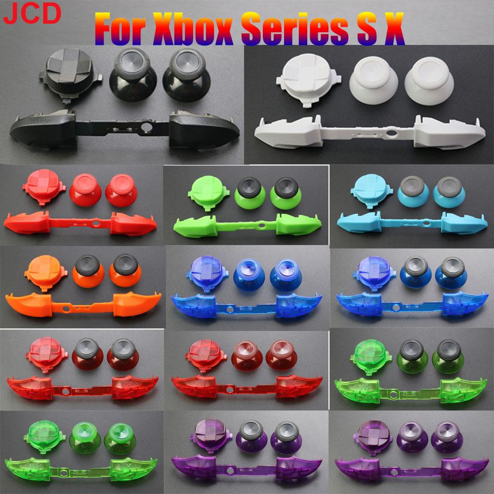 5in1 For Xbox Series X S Controller  LB RB Button Strip Middle BaffleStrip Cross Direction Keys Analog Joystick Cap D-Pad Button