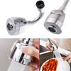 Degrees Rotatable Water Saving Kitchen Faucet Extender Water Tap Filter Splash-proof Sprayer Jet