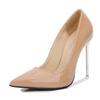 Women Heels Pumps Fashion Pointed Large Size High Heels Nightclub Sexy Metal Heel Single Shoes Thin Heel WZ