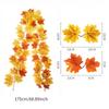 Искусственная осенняя гирлянда из кленовых листьев, искусственные растения, осенний декор, листья, виноградная лоза для Дня благодарения, Хэллоуина, фестивалей, свадебных украшений