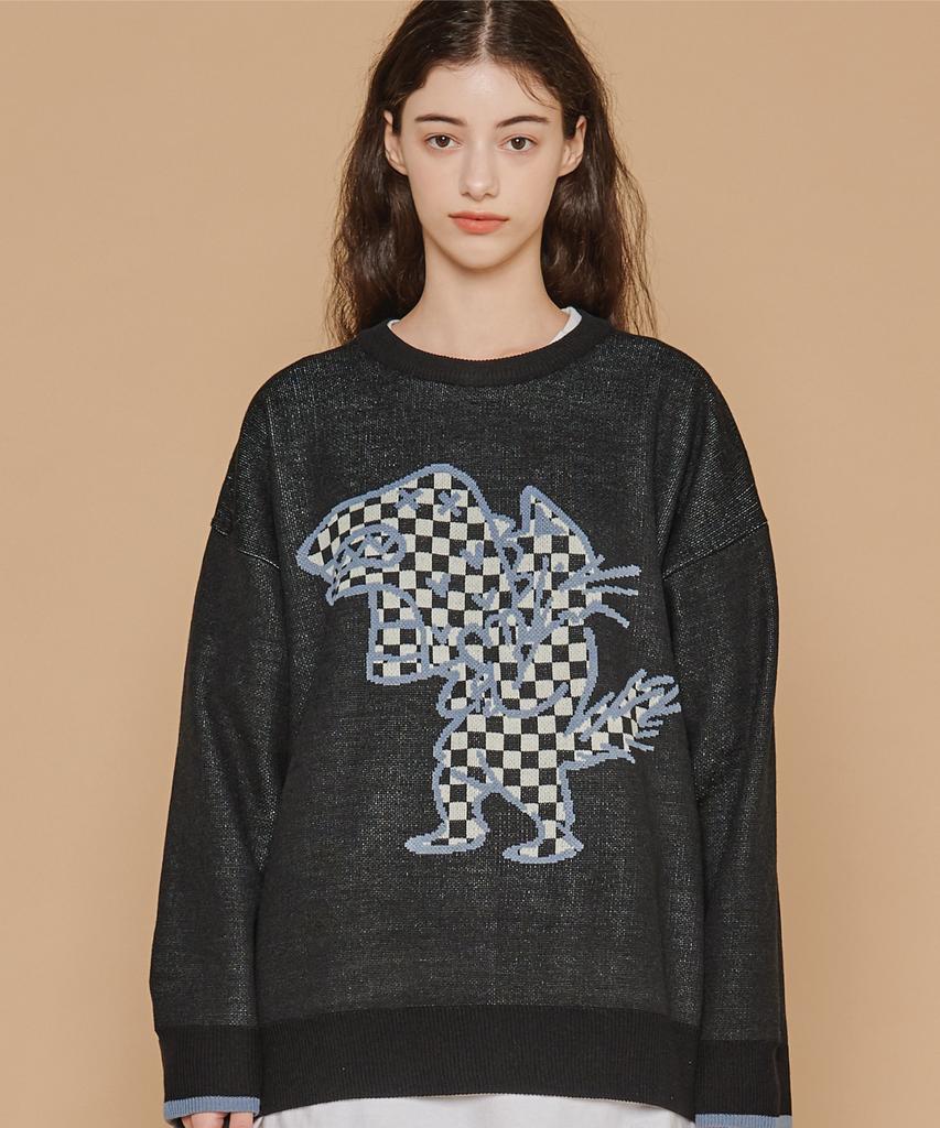 CPGN STUDIO Fox Caimany Sweater Black