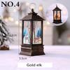 1pcs Christmas New Year Family Decoration Fairy Light Candle White Snowman LED Flame Light