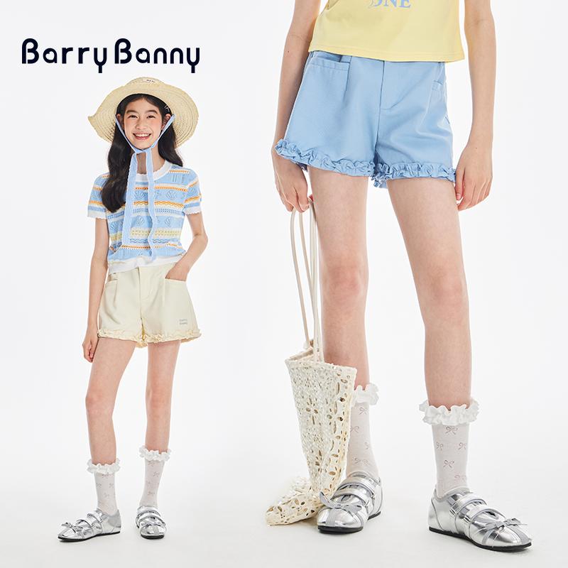 Girls' shorts 2025 summer new children's casual pants, versatile girls' pants for adults