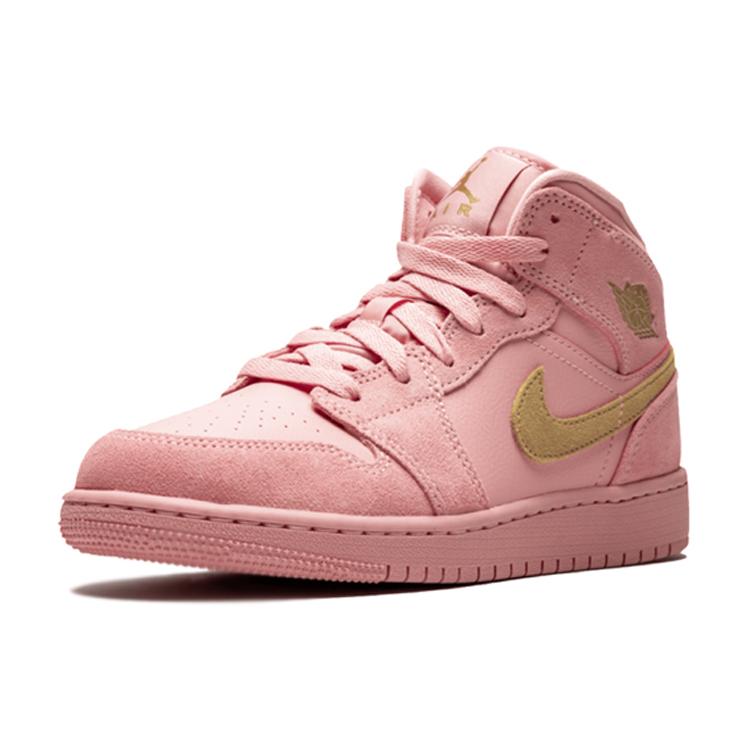 Air Jordan 1 Mid SE 'Coral Stardust'GS BQ6931-600