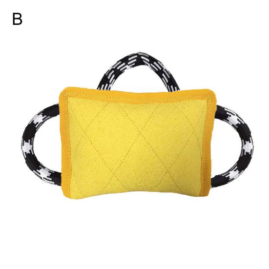 Игрушка-буксир для собак, устойчивые к укусам, тренировки, интерактивные игровые игрушки, дрессировка собак из льна