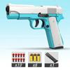 M1911 Toy Gun Pistol Soft Bullet Shell Ejected Blaster Manual Airsoft Air Gun Launcher For Children Adults Shooting Games