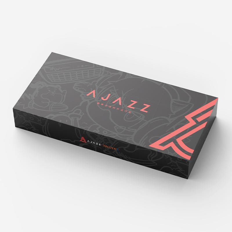 Ajazz Игровая клавиатура AK820 MAX Long Life Edition с 3 режимами и экраном Gaming Office