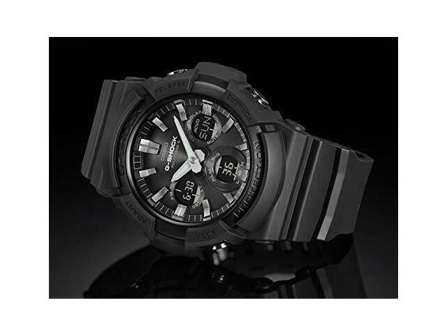 Casio GAW-100B-1A G-SHOCK радио солнечные аналоговые цифровые черные мужские часы из ЯПОНИИ