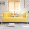 Non Slip Sofa Cover Flannel Fabric Universal Couch Protector Simple Modern Style for All Seasons