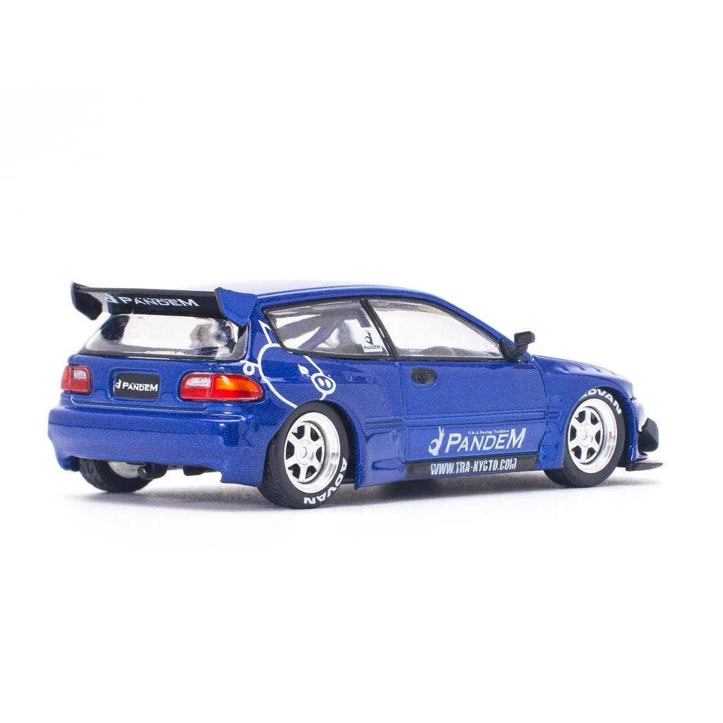 POP RACE PANDEM CIVIC EG6 METALLIC BLUE Готовый продукт 1/64 v1.5