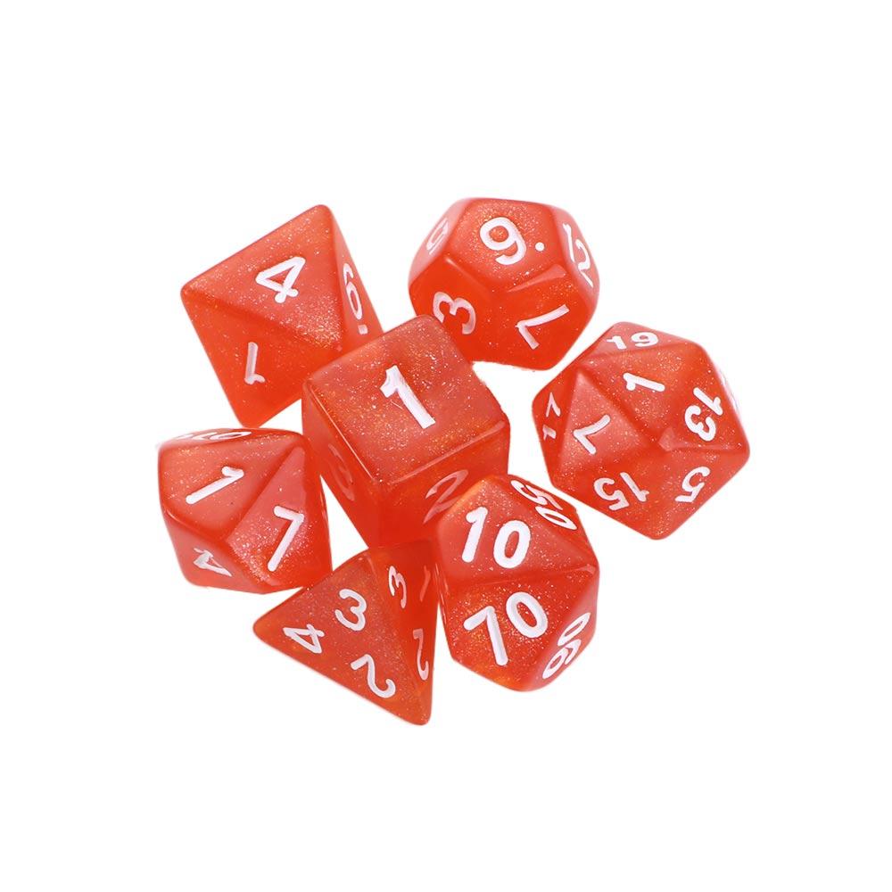 7 штук многогранных кубиков двух цветов, многогранные кубики, инструменты для развлечений для настольных игр в баре, ночном клубе