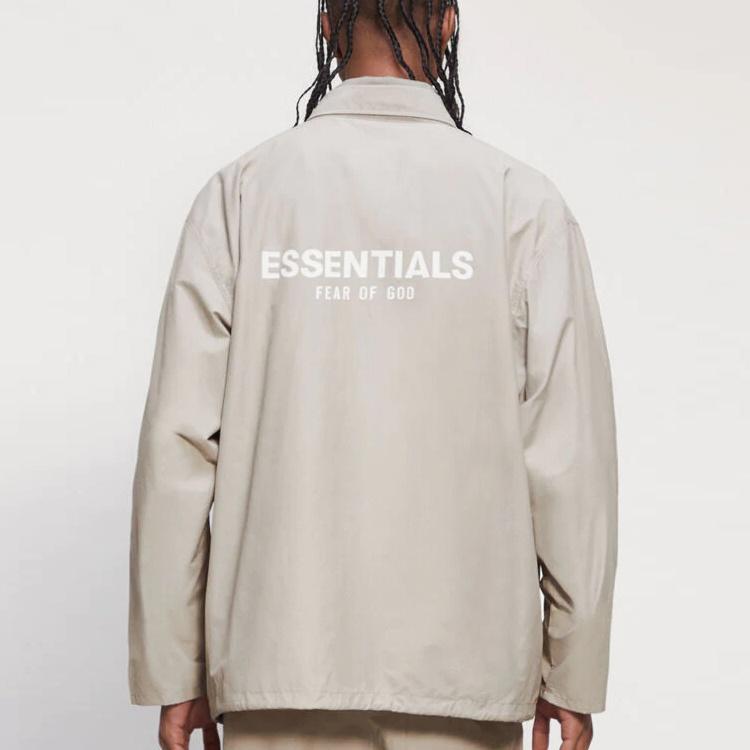 Fear of God Essentials FW20 Coach Jacket Moss Men's 0202250500023245