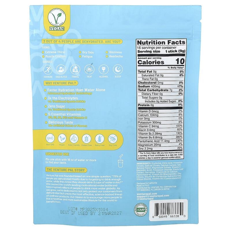 Hydration Boost, Electrolyte Drink Mix, Pineapple, 16 Stick Packs, 0.32 oz (9 g) Each