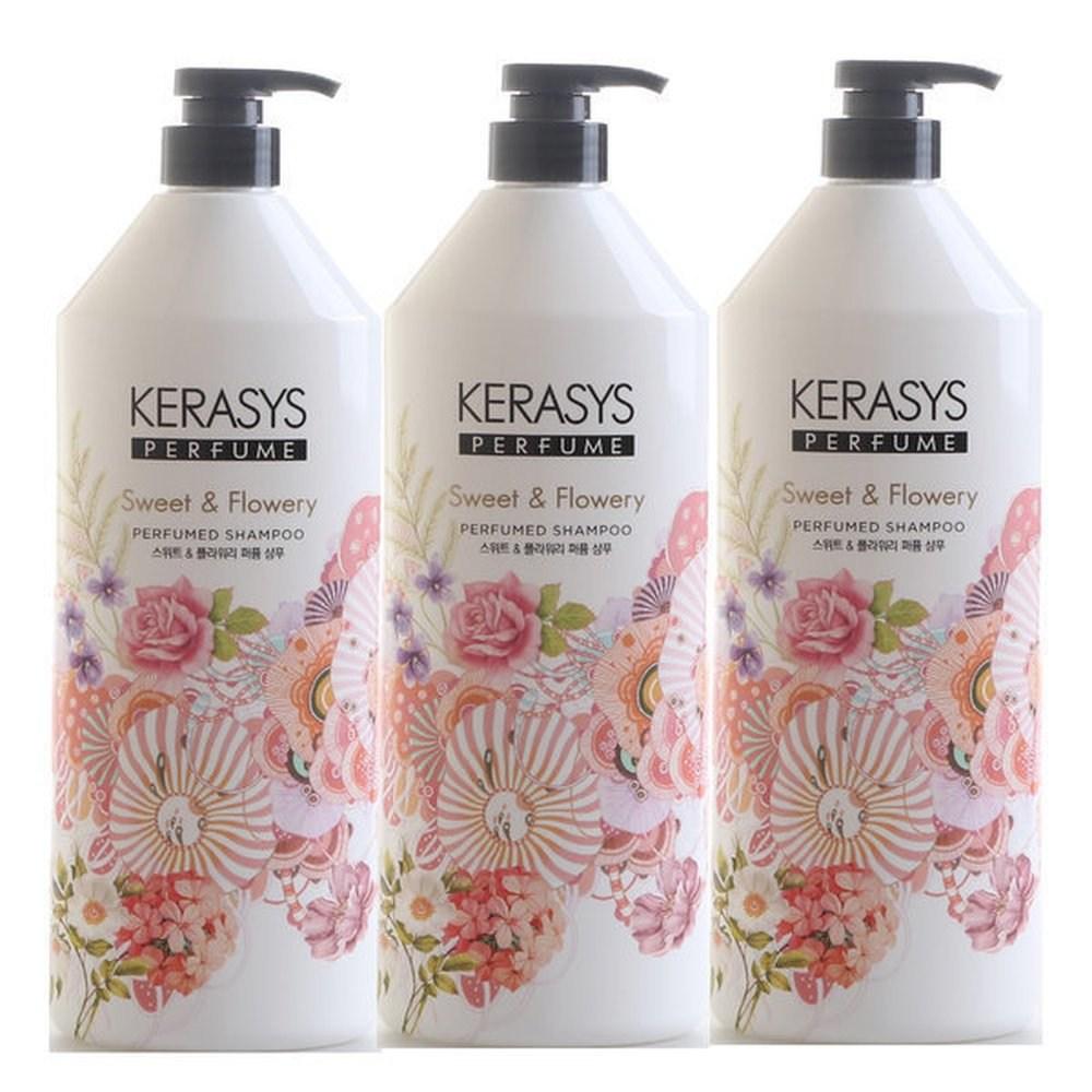 Kerasis Шампунь/Кондиционер для волос с ароматом Sweet Flowery 3 шт. 1 л