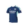 Adidas Arsenal Football Club 2021-2022 Season Champions League Training Jersey Player Version Short Sleeve Football Shirt Men Jersey Blue GT1193