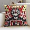 Indie FFranz FerdinandS Cushion Cover Breathable and skinfriendly linen pillowcase square removable and washable cushion