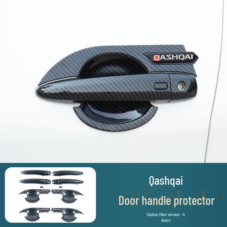Наклейки на накладки ручек дверей Qashqai - Защита от царапин и Декоративные Аксессуары