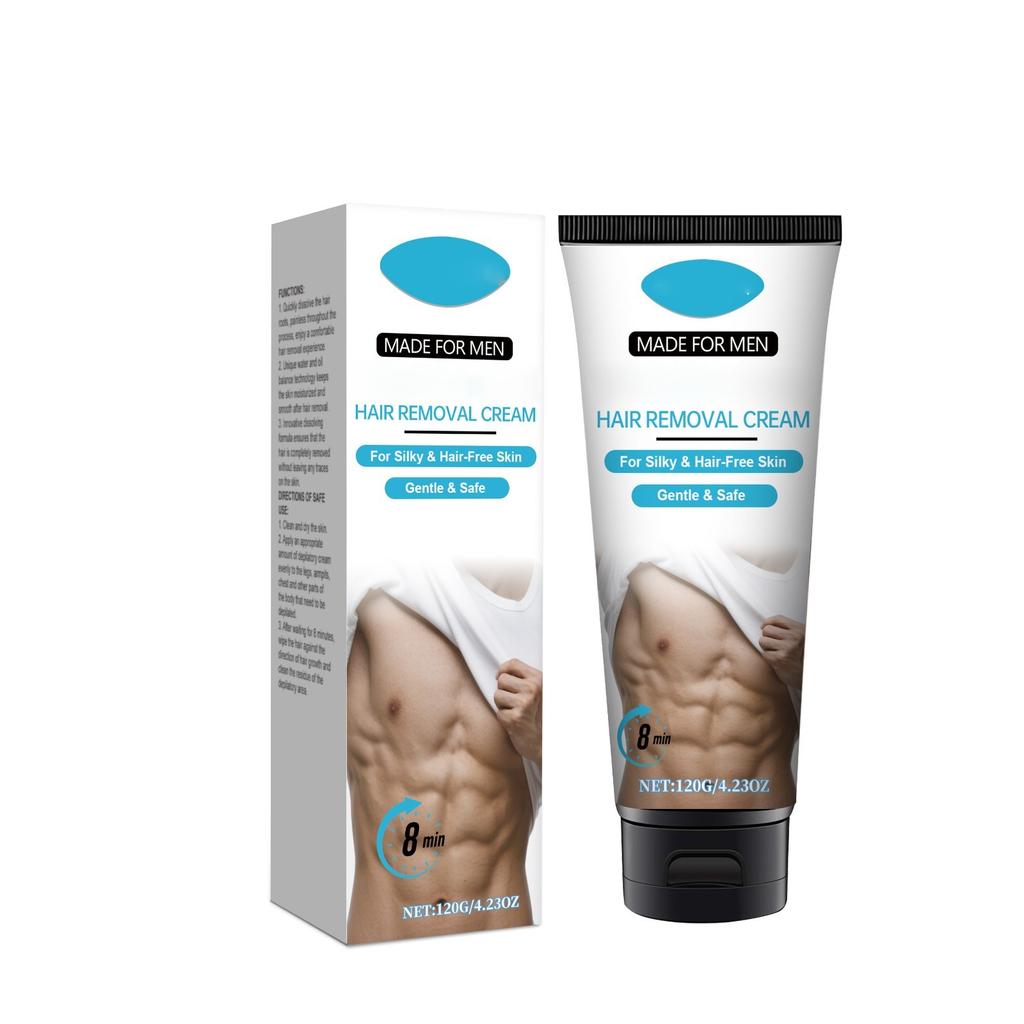 Men's Gentle Hair Removal Cream  Excess Male Body Hair. It Gently And Quickly Hair From Private Areas Without Any Odor