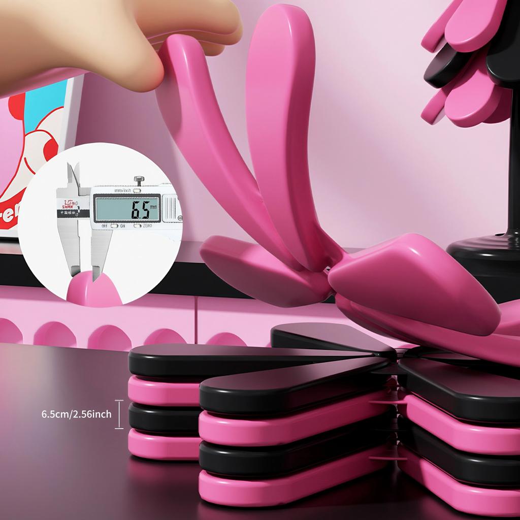 Набор из 3 шт. Милые розовые креативные многофункциональные силиконовые прихватки, круглые однотонные, только ручная стирка, для декора рождественской елки, подставки для стола