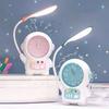 Astronaut Shaped Astronaut Desk Lamp Cartoon Bedside Clocks Study Glowing Alarm Clock Children