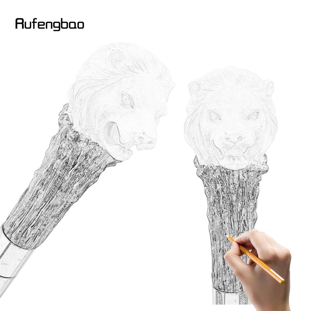 Желтая смола Голова волка Корень дерева Трость для ходьбы Модная декоративная стальная трость Джентльменская элегантная трость для косплея Набалдашник Посох 94 см